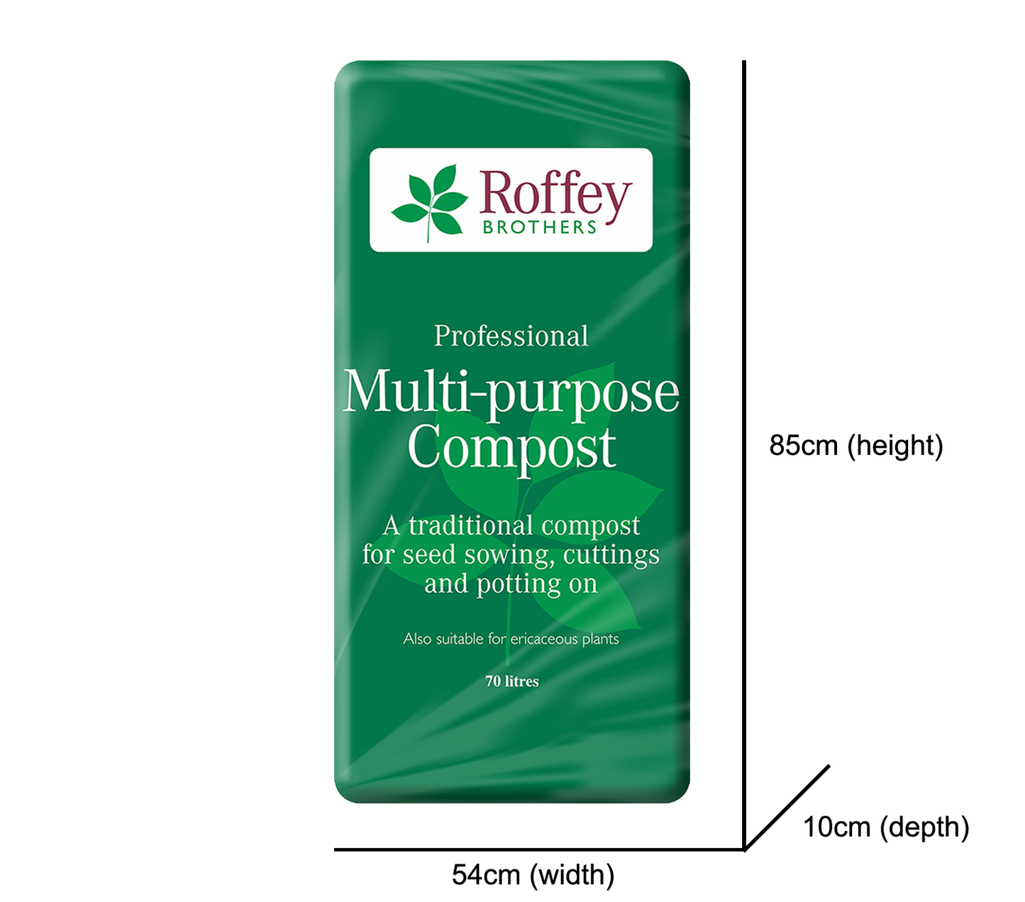 Roffey Brothers Professional Multi-Purpose Compost 70L – Premium Growing Medium for All Your Gardening Needs!