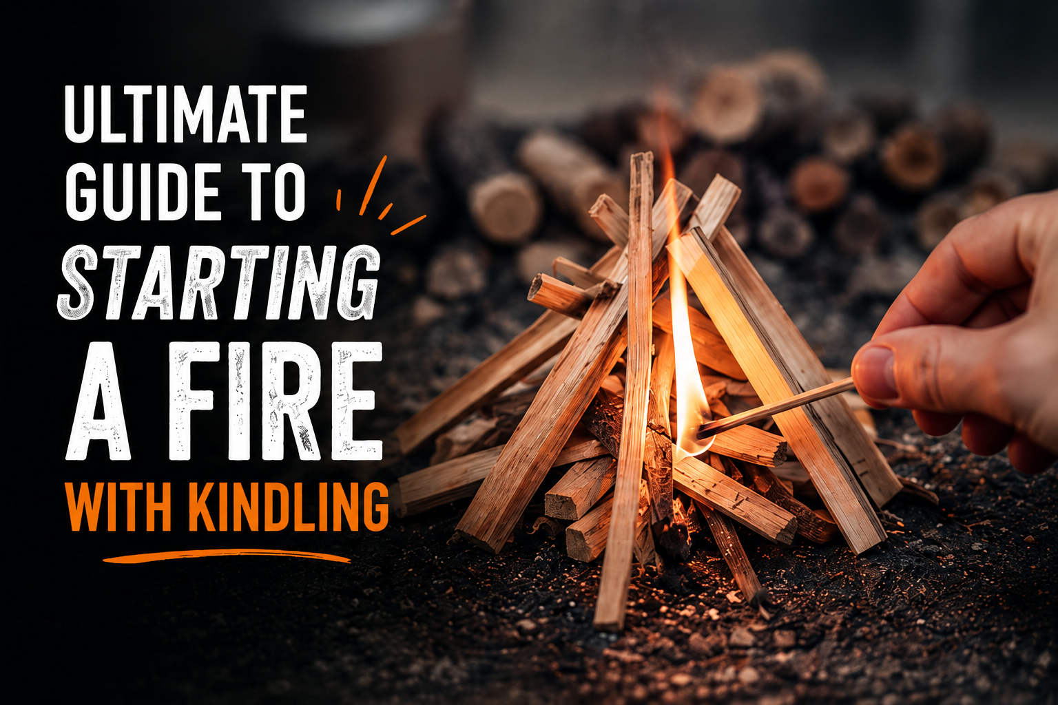 How to Start a Fire with Kindling Every Time