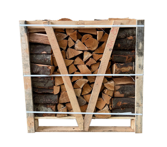 650KG Crate of Ready to Burn Premium Kiln Dried Wooden Logs